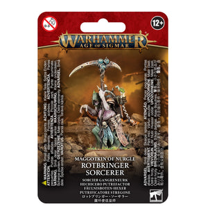 Little Shop of Magic Warhammer: Maggotkin of Nurgle - Rotbringer Sorcerer — Miniatures