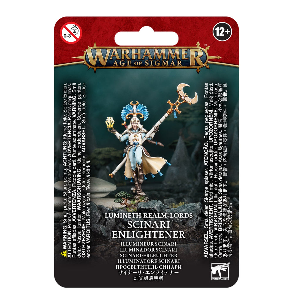 Little Shop of Magic Warhammer: Lumineth Realm-lords - Scinari Enlightener — Miniatures