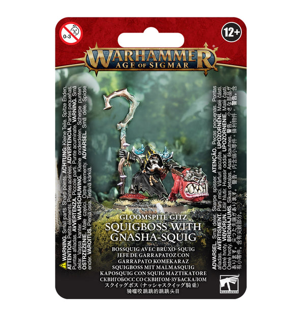 Little Shop of Magic Warhammer: Gloomspite Gitz - Squigboss with Gnasha-squig — Miniatures