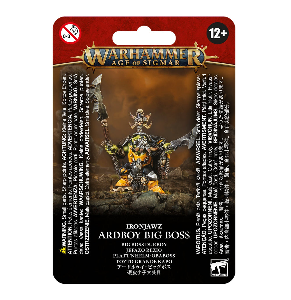 Little Shop of Magic Warhammer: Orruk Warclans - Ardboy Big Boss — Miniatures