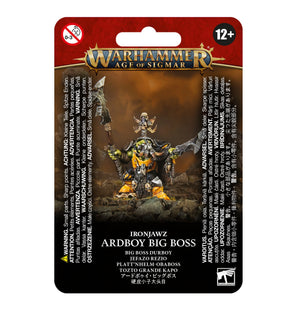 Little Shop of Magic Warhammer: Orruk Warclans - Ardboy Big Boss — Miniatures