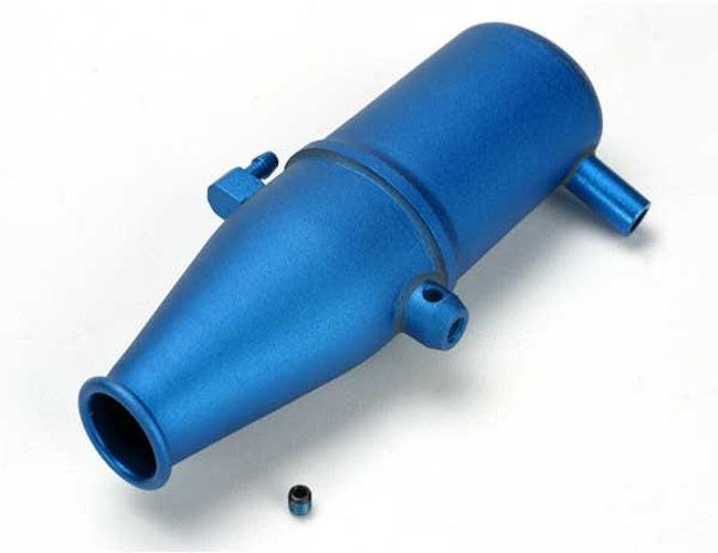 PowerHobby Traxxas 5342 Tuned Pipe, Aluminum, Blue-Anodized: Revo Nitro