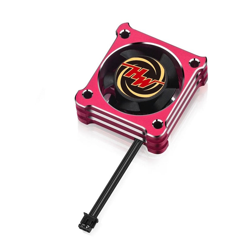 Hobbywing HWA30860104 XD10 3010BH Aluminum Cooling Fan (Red)