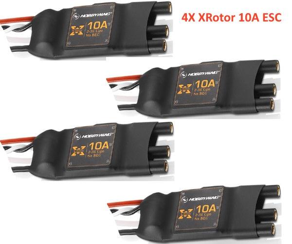 Hobbywing 30901003 XRotor-10A Multi Rotor ESC 4 Pack for 250 Class Quadcopters