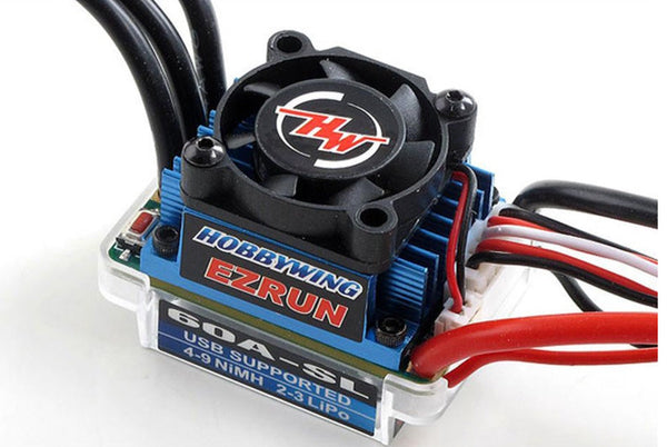 Hobbywing HWI81010190 Ezrun-60A-Sl Esc (1/10 Car) Electric Motors & Esc'S Car