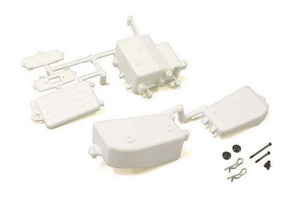 Kyosho IFF001WB Battery & Receiver Box Set (White/MP10/MP9)