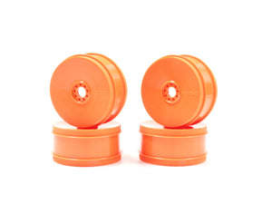 Kyosho Dish Wheel (4pcs), Fluorescent Orange, MP9 TKI4