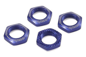 Kyosho IFW472BL 17mm Wheel Nut (Blue / 4 / Serrated) Inferno GT/GT2 Inferno