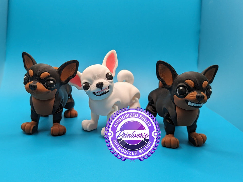Flexi Chihuahua 3D Printed Toy