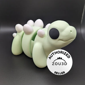 Large-Scale Flexible Baby Stegosaurus | Big Dinosaur | Chubby Dino | Zou3d