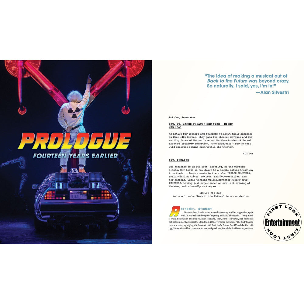 Creating Back to the Future: The Musical hardcover book by Michael Klastorin