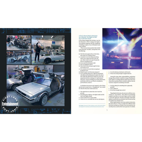 Creating Back to the Future: The Musical hardcover book by Michael Klastorin [2023] - Echo Six Hobbies