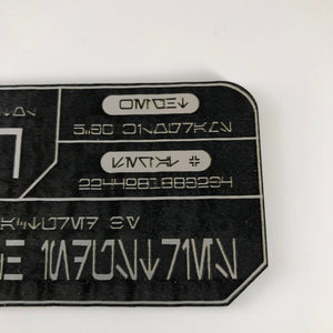 CCHobbyFun DH-17 Star Wars Blaster Plaque
