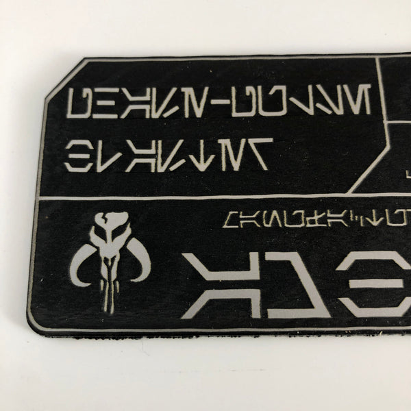 CCHobbyFun Mandalorian Amban Phase-Pulse Blaster Plaque