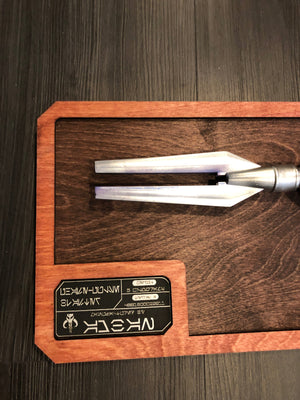 CCHobbyFun Mandalorian Amban Phase-Pulse Blaster Plaque