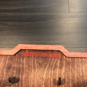 CCHobbyFun IB-94 Blaster Wood Wall Mount — Plaque