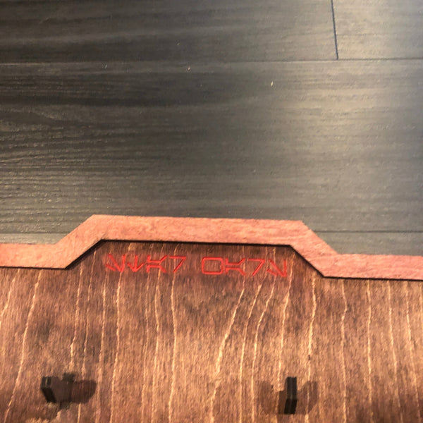 CCHobbyFun IB-94 Blaster Wood Wall Mount — Plaque