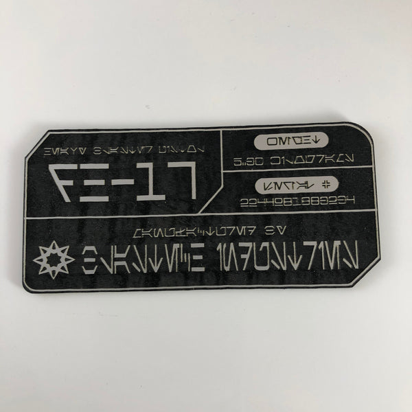 CCHobbyFun DH-17 Star Wars Blaster Plaque