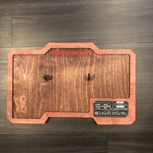 CCHobbyFun IB-94 Blaster Wood Wall Mount — Plaque