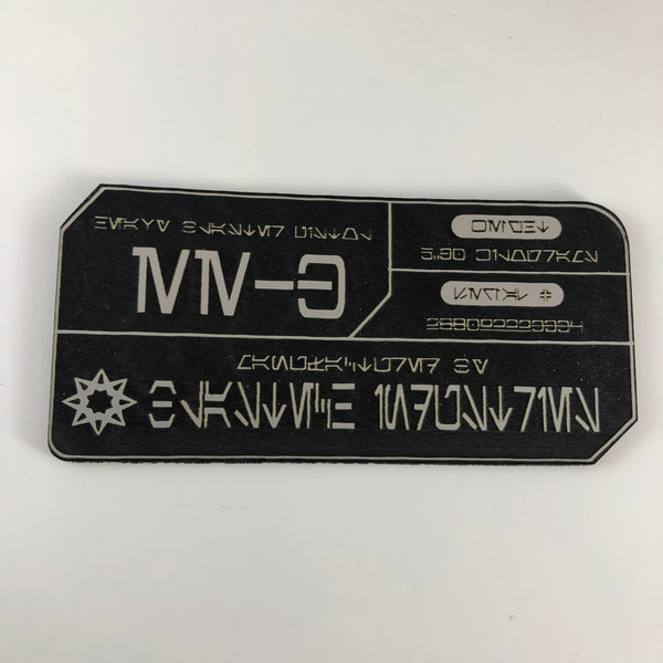 CCHobbyFun Mandalorian Amban Phase-Pulse Blaster Plaque