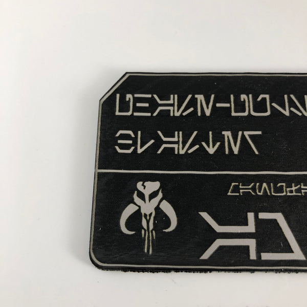 CCHobbyFun Mandalorian Amban Phase-Pulse Blaster Plaque