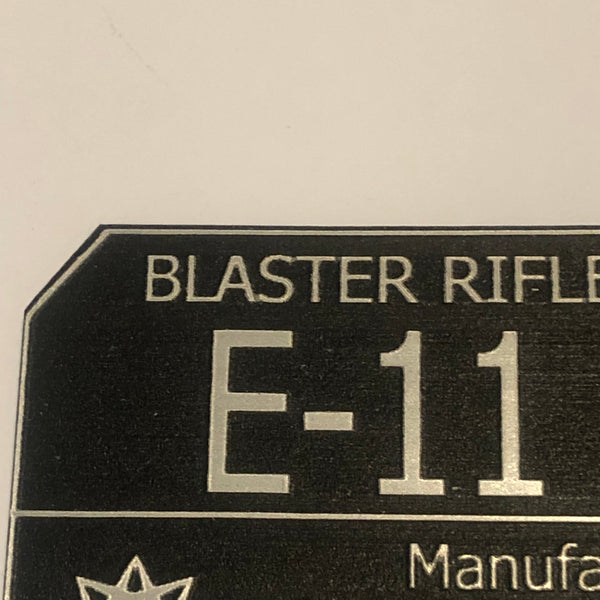 CCHobbyFun E-11 Star Wars Blaster Plaque