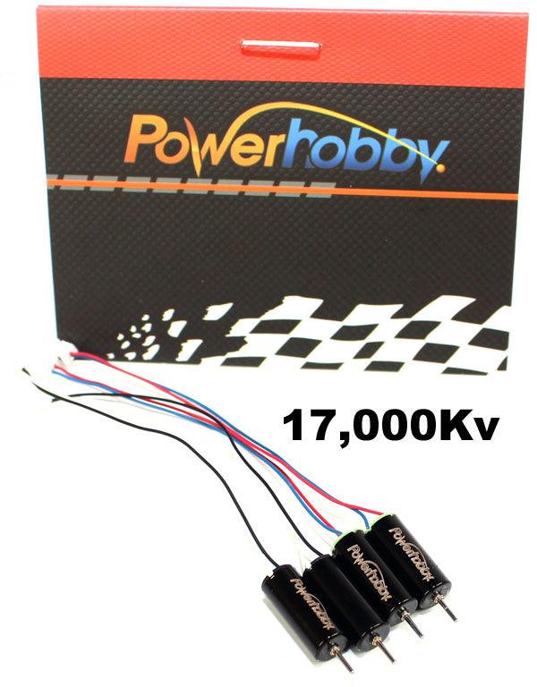Powerhobby RX0615-17 17000kv Micro Brushed Motor Set Black