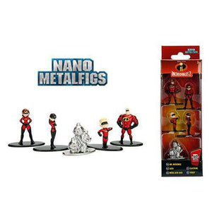 ToyShnip Incredibles 2 Nano Metalfigs Die-Cast Metal Mini-Figure 5-Pack — Toys & Games