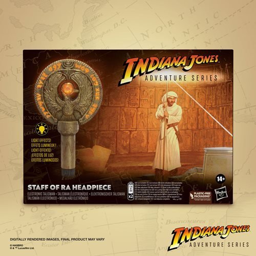 ToyShnip Indiana Jones Adventure Series Raiders of the Lost Ark Staff of Ra Headpiece Replica — Action & Toy Figures