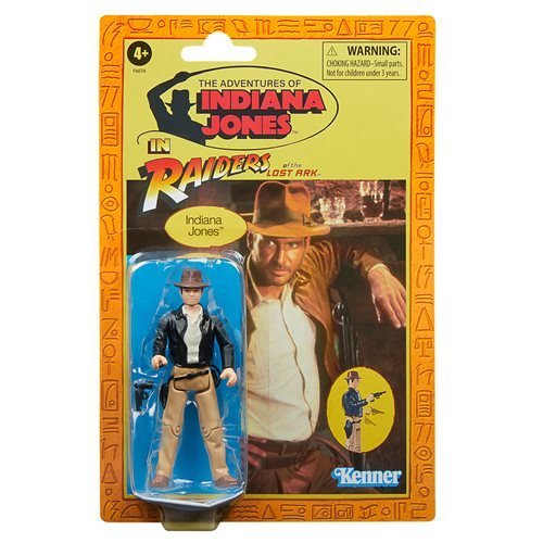 ToyShnip Indiana Jones and the Raiders of the Lost Ark Retro Collection Indiana Jones 3 3/4-Inch Action Figure — Action &