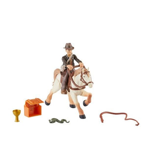 ToyShnip Indiana Jones Worlds of Adventure Indiana Jones with Horse Action Figure Set — Action & Toy Figures