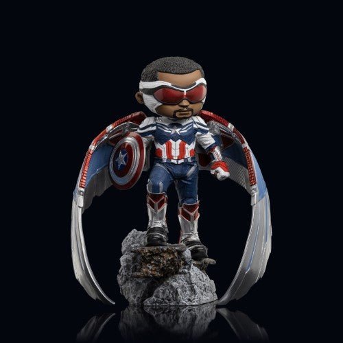 ToyShnip Iron Studios Falcon & Winter Soldier Captain America Sam MiniCo. Vinyl Figure — Action & Toy Figures