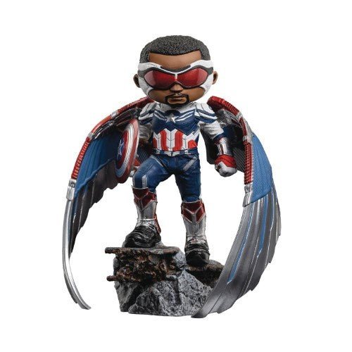 ToyShnip Iron Studios Falcon & Winter Soldier Captain America Sam MiniCo. Vinyl Figure — Action & Toy Figures