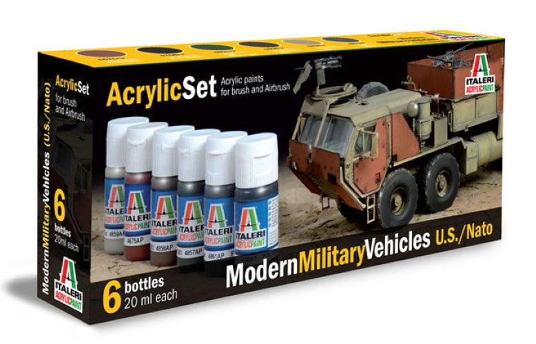 Italeri 442AP Modern Military Vehicles U.S./NATO Acrylic Set