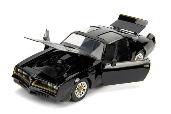 Tego���s 1977 Pontiac Firebird Black "Fast & Furious" Movie 1/24 Diecast Model Car by Jada