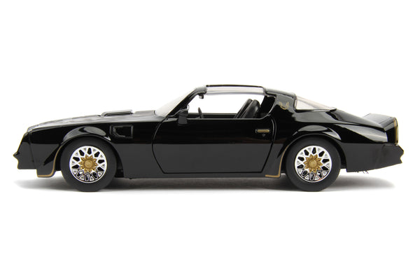 Tego���s 1977 Pontiac Firebird Black "Fast & Furious" Movie 1/24 Diecast Model Car by Jada