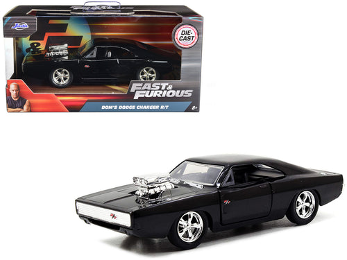 Dom's Dodge Charger R/T Black "Fast & Furious 7" (2015) Movie 1/32 Diecast Model Car by Jada — physical