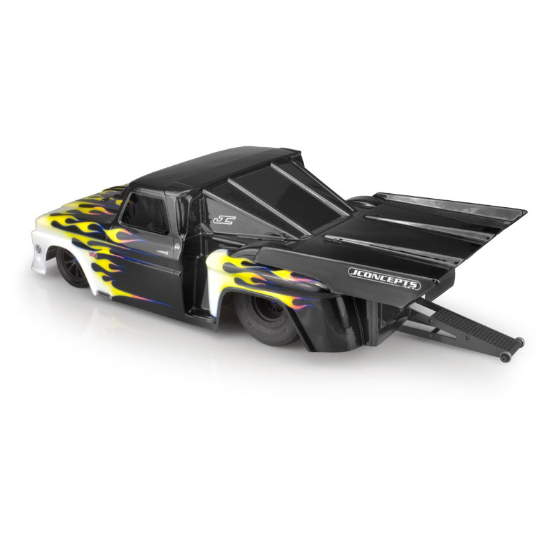 Jconcepts 0373 1966 Chevy C10 Step-Side Clear Body w/ Ultra Rear Wing