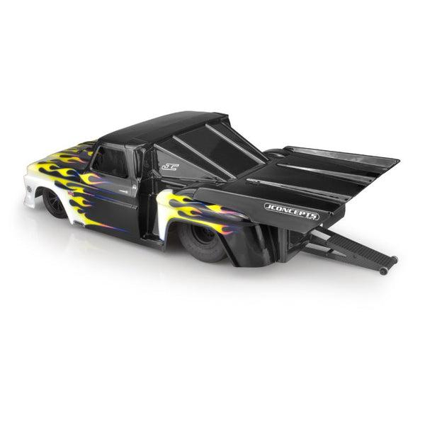 Jconcepts 0373 1966 Chevy C10 Step-Side Clear Body w/ Ultra Rear Wing
