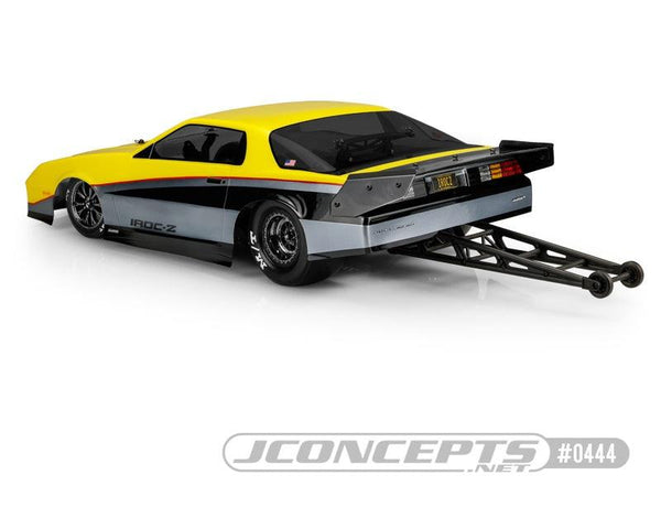Jconcepts 0444 1987 Chevy Camaro IROC Body DR10 22S- 11.25" Width & 13" Wheelbase