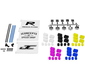 Jconcepts Light Bucket and Flag Mount Set w/ Flags Boots Bump Stops