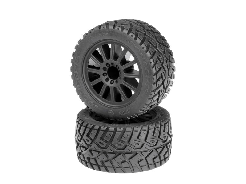 JConcepts JCO3056-3030 G-Locs 2.8" Stampede Rustler 2wd 4x4 Mounted Tires Yellow