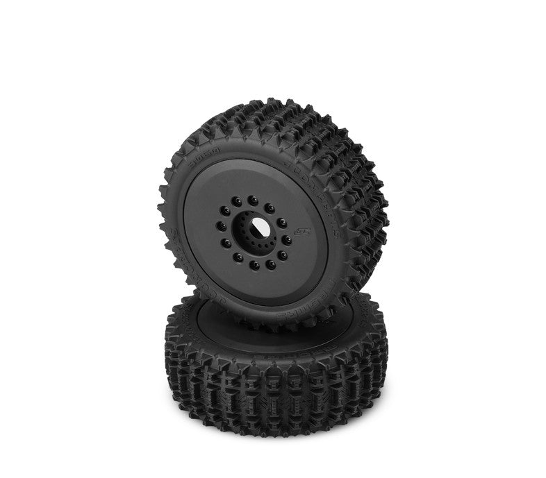 JConcepts Magma Mounted 1/8 Buggy Tires w/Cheetah Wheels (2) Yellow