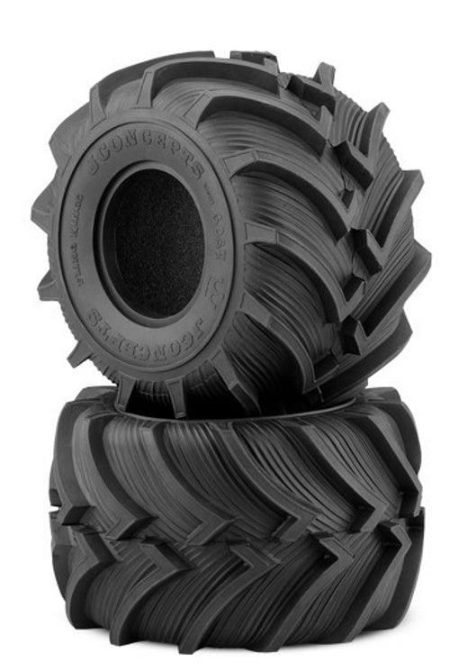 Jconcepts Fling Kings Yellow Compound Tires (2) Losi LMT