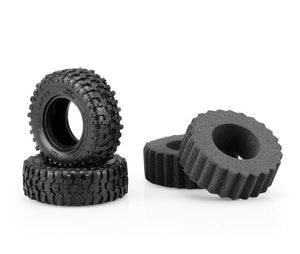 JConcepts JCO3088-02 Tusk Green Scale Country Tires 1.9 3.93 OD (2)