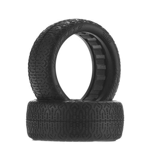 JConcepts 3106-07 Whippits 60mm Rear Buggy Tires (2) Black