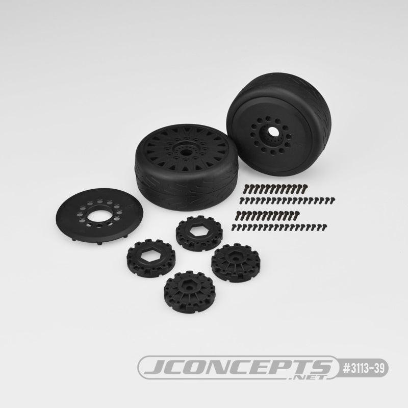 PowerHobby JConcepts JCO3113-39 Speed Fangs Belted, Pre-mounted on Cheetah Wheels Mounted