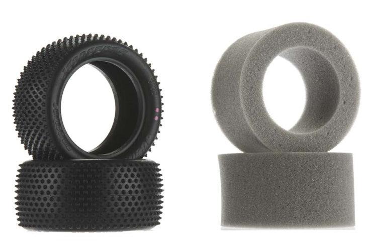 JConcepts 3136-010 1/10th Carpet And Astro Rear Buggy Tires/Foam Inserts