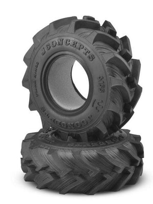 Jconcepts 3155-01 Fling King Mega Truck Tire, 2.6" Soft Blue Compound