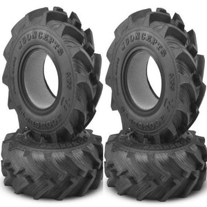 Jconcepts 3155-01 Fling King Mega Truck Tires 2.6" Soft Blue Compound (4)